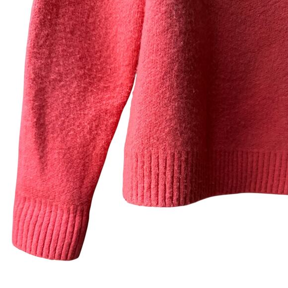 THML Coral Fair Isle Turtleneck Sweater, Size S - Picture 5 of 9